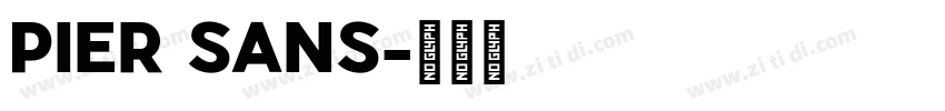 PIER SANS字体转换